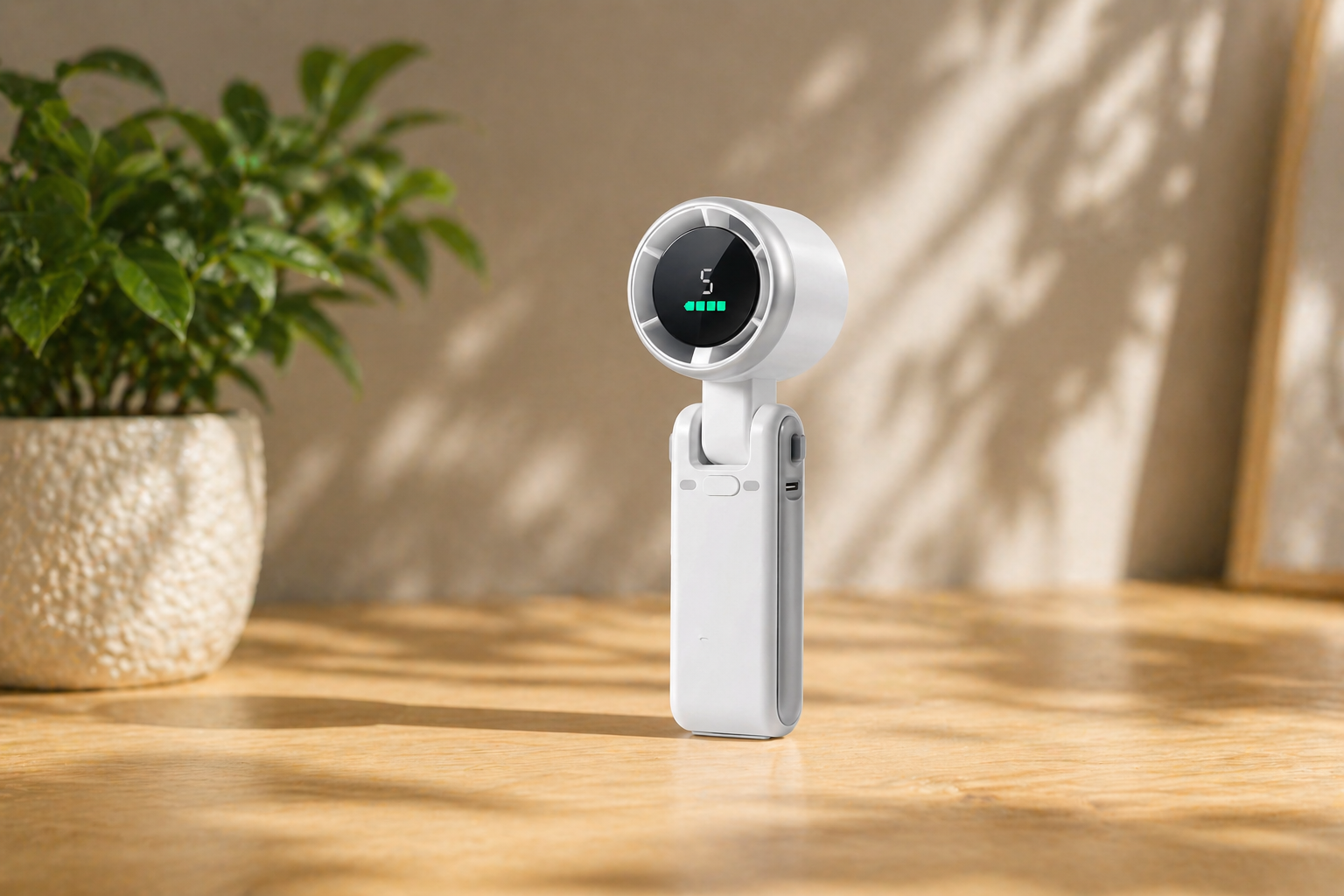 Mini High-Speed Handheld Turbo Fan Smart Digital Display - Image 4